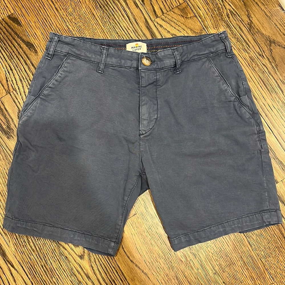 Marine Layer 7” Walk Short in China Blue